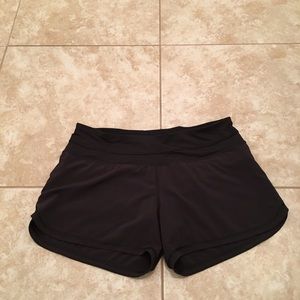 Lululemon speed shorts.